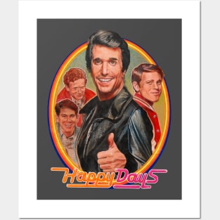 the Fonz and gang Posters and Art